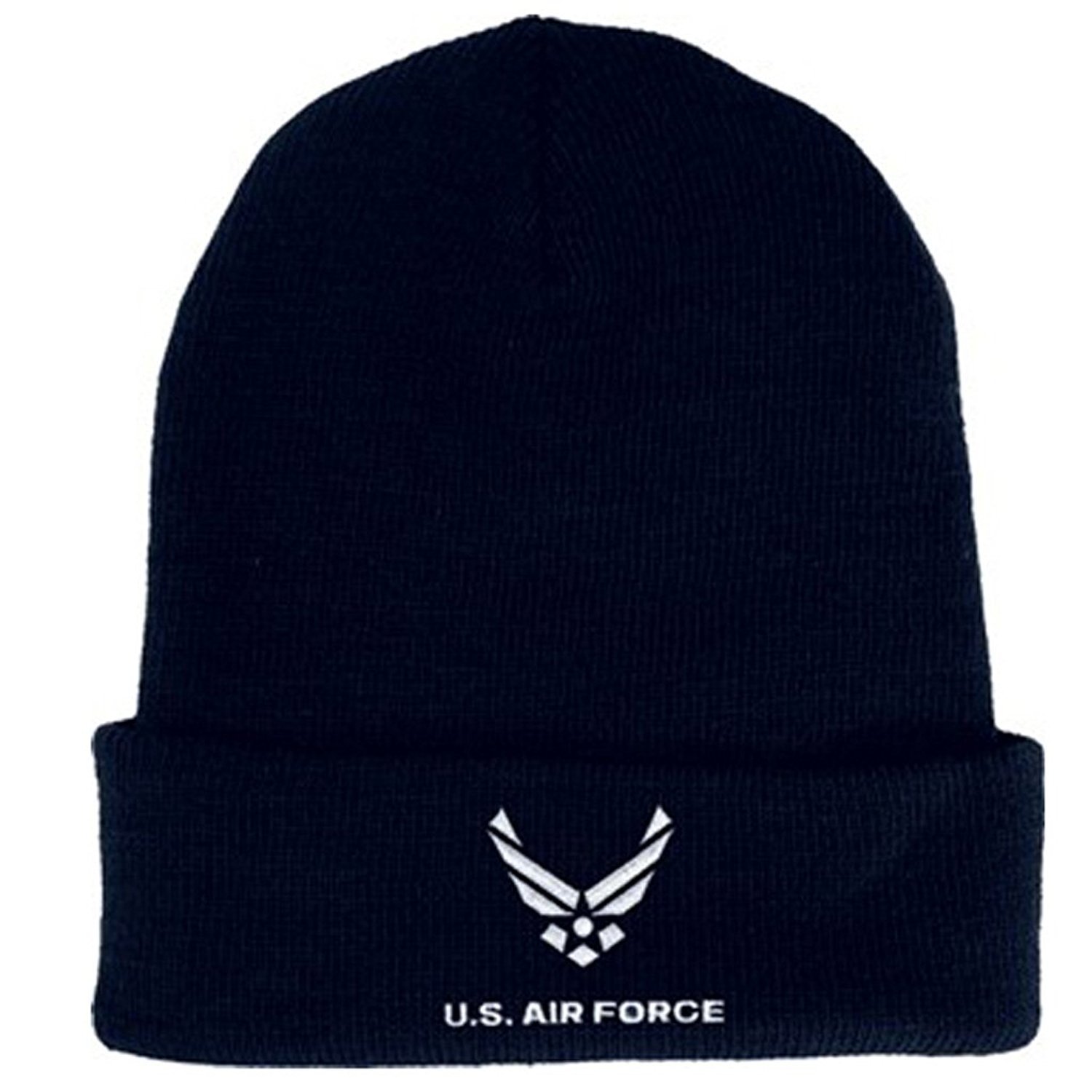 US Air Force Knit Cap - Military Hat for Men & Women - Patriotic Blue Beanie - Perfect for Veterans, Active Duty & Military Supporters - Great for Cold Weather & Outdoor Activities