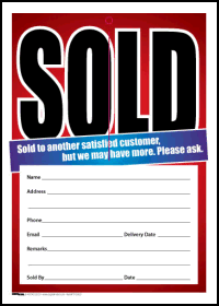 100-Pack Sale Tags - 