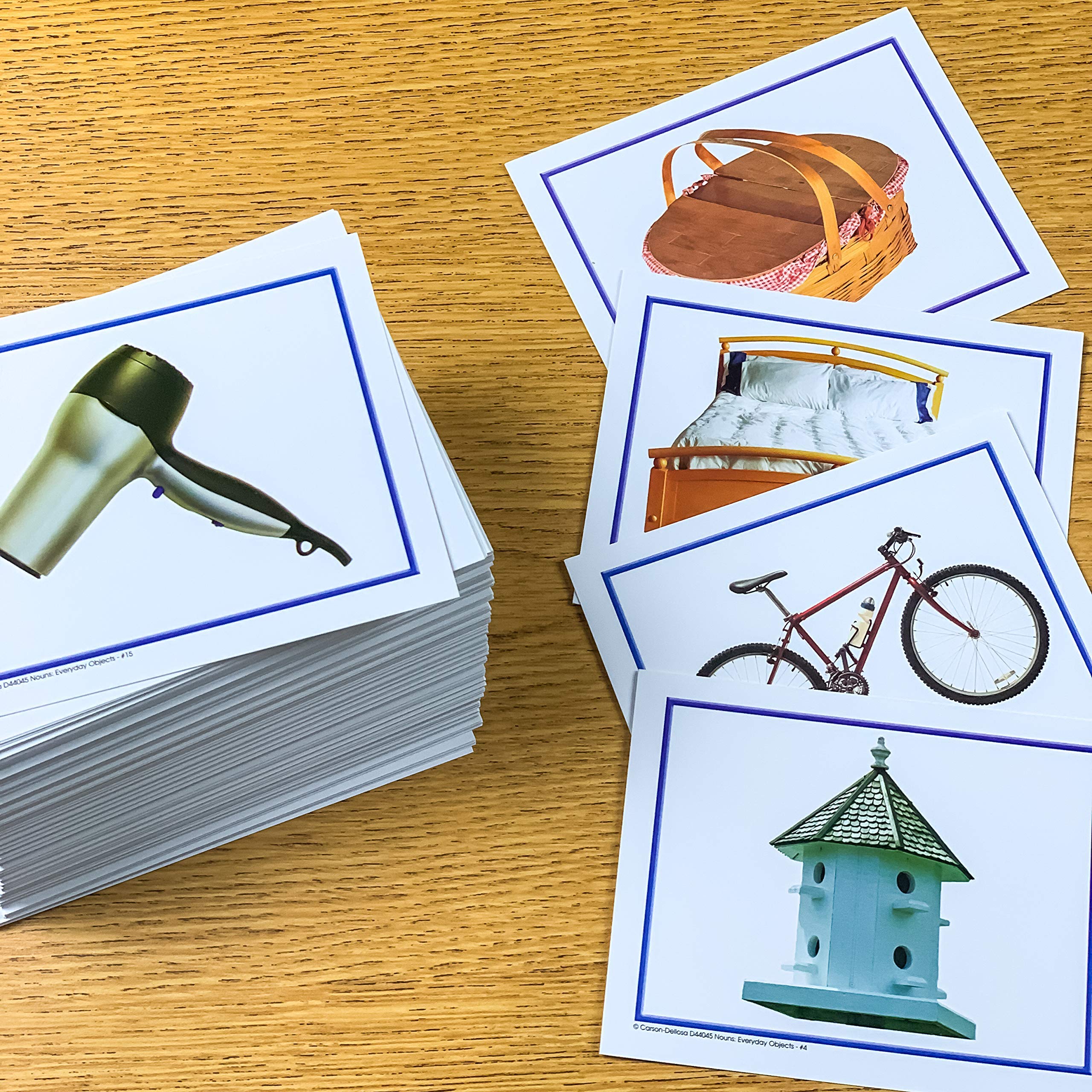 275 Vocabulary Flash Cards for Kids - Nouns, Verbs & Adjectives Learning Cards | Preschool, ESL & Special Needs Educational Resources | Classroom & Homeschool Language Games