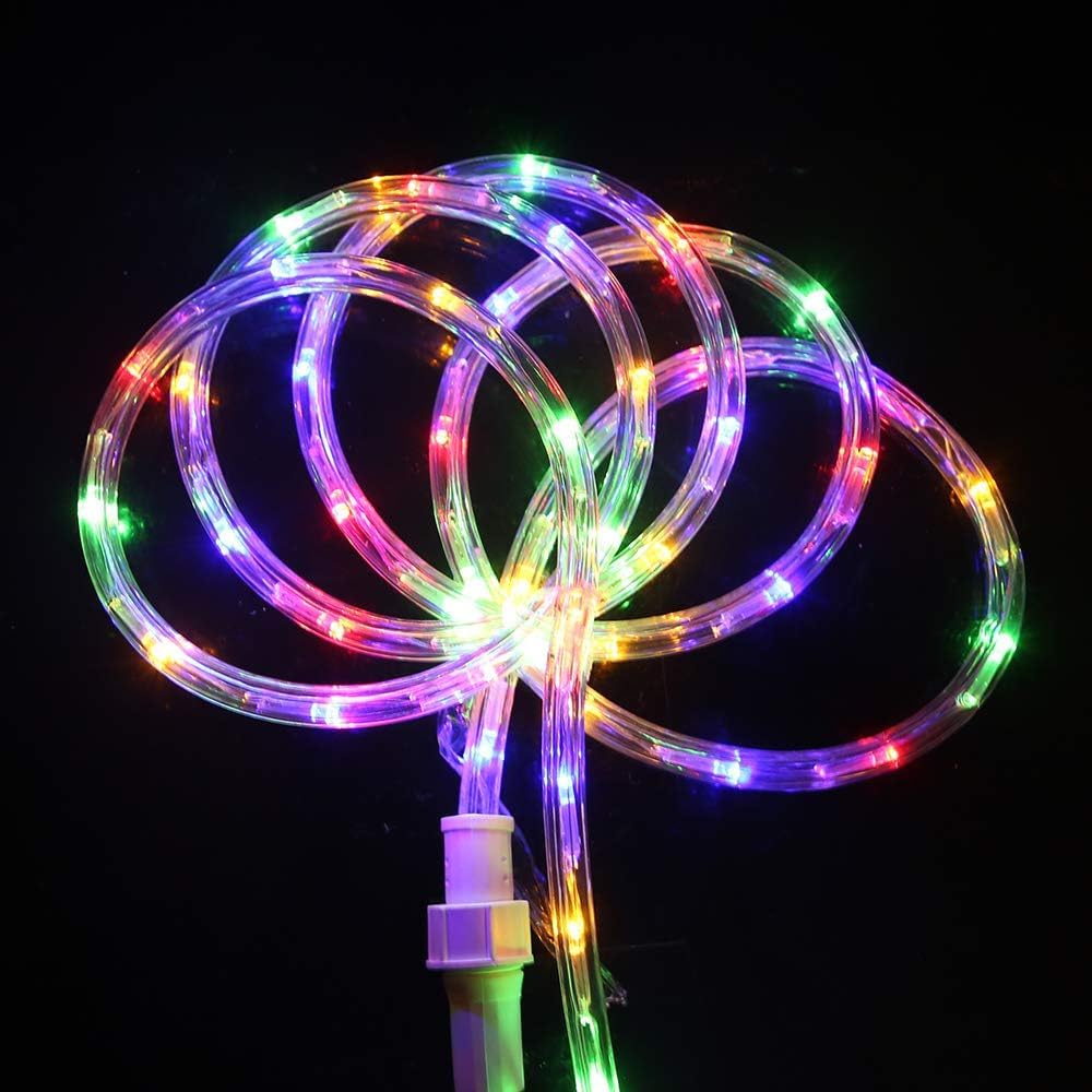 100ft LED Rope Lights Outdoor Waterproof - 720 Multicolor Connectable String Lights for Party, Wedding, Pool & Tree Decor - Perfect for Patio, Garden, Eaves & Holiday Lighting