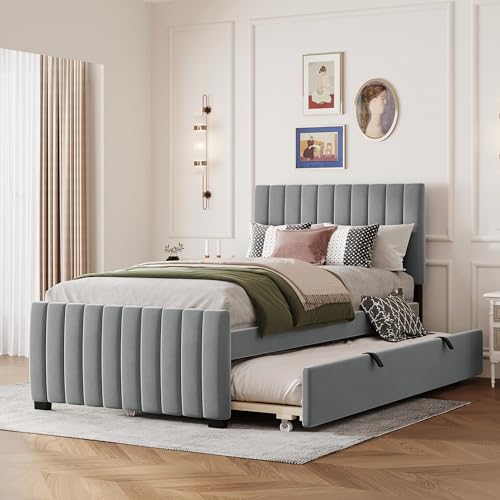 Grey With Trundle