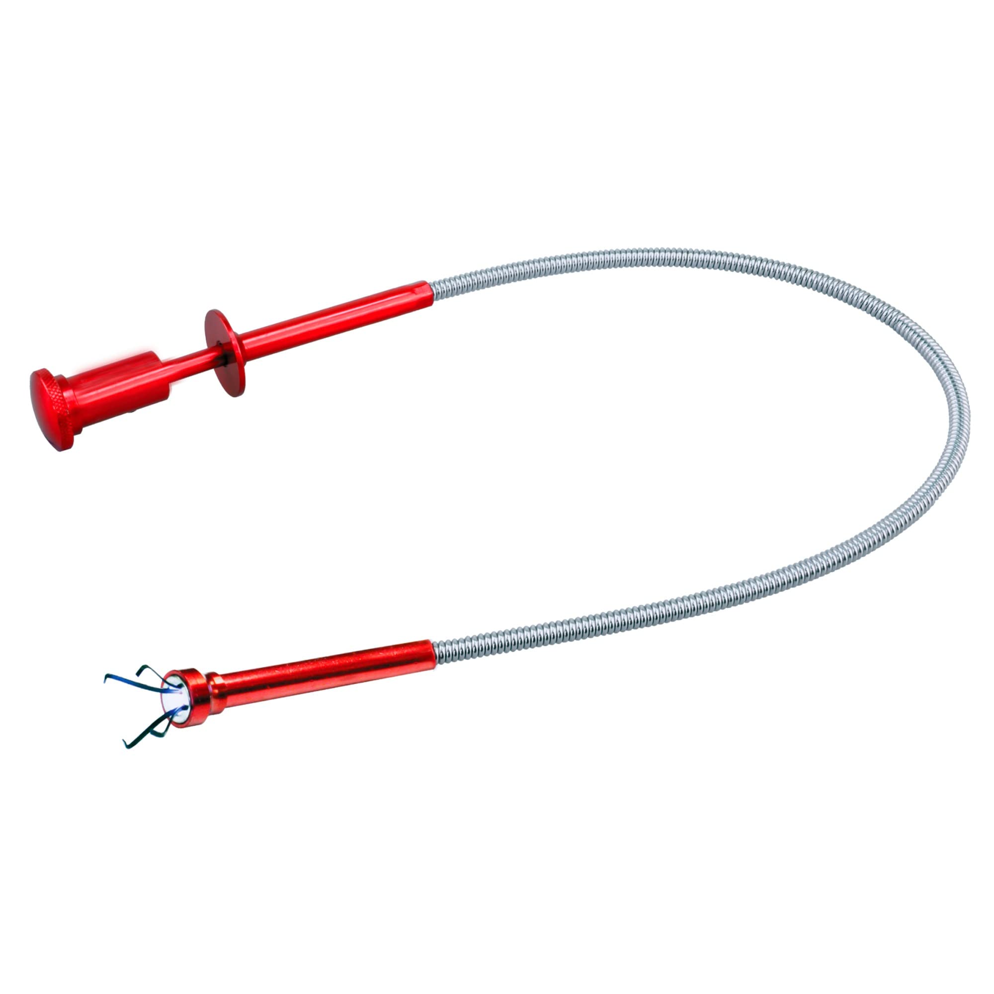 LED Claw and Magnetic Pick Up Tool - Heavy Duty Retrieval Tool for Mechanics, Electricians & DIY - Perfect for Dropped Screws, Nuts, Bolts in Hard-to-Reach Places