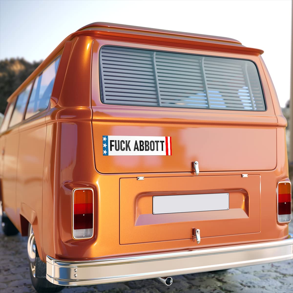 Fuck Abbott Sticker - Political Bumper Decal for Cars & Protest