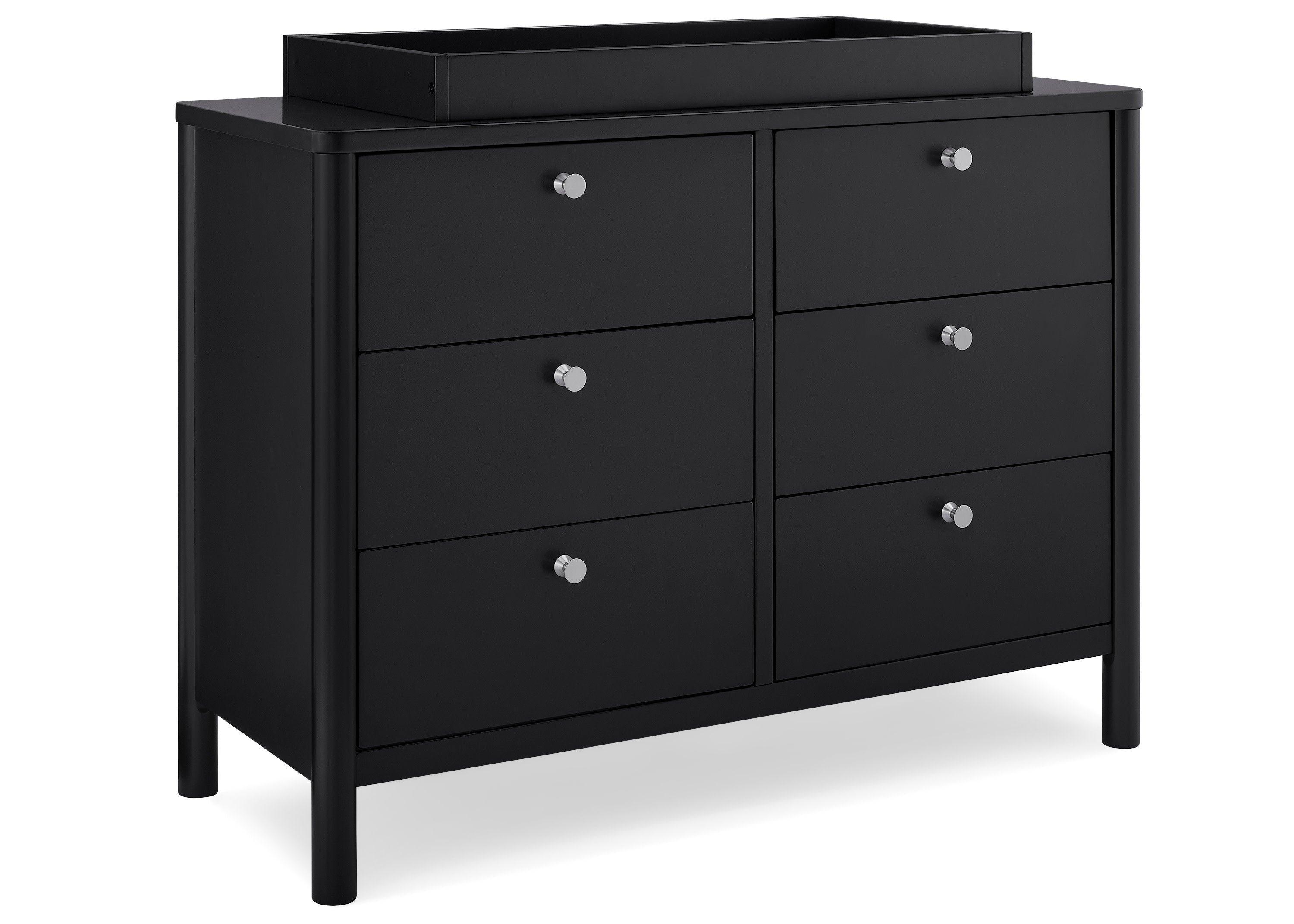 Brooks 6 Drawer Dresser with Interlocking Drawers - Sturdy Wooden Bedroom Furniture for Clothes Storage | Perfect for Master Bedroom, Guest Room & Nursery Organization