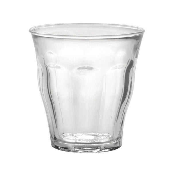 Duralex Picardie Tempered Glass Set - 6-Piece Shatterproof Drinking Glasses for Water, Juice & Wine - Perfect for Home, Restaurant & Outdoor Use