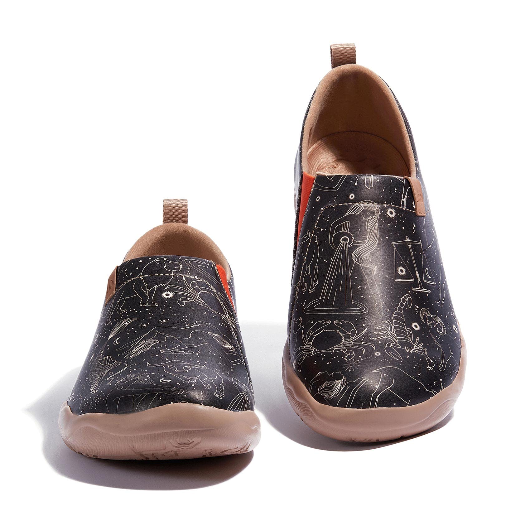 UIN Men's Slip-On Walking Shoes - Lightweight Travel Loafers with Microfiber Comfort for Casual Wear | Perfect for Travel, Work & Everyday Use