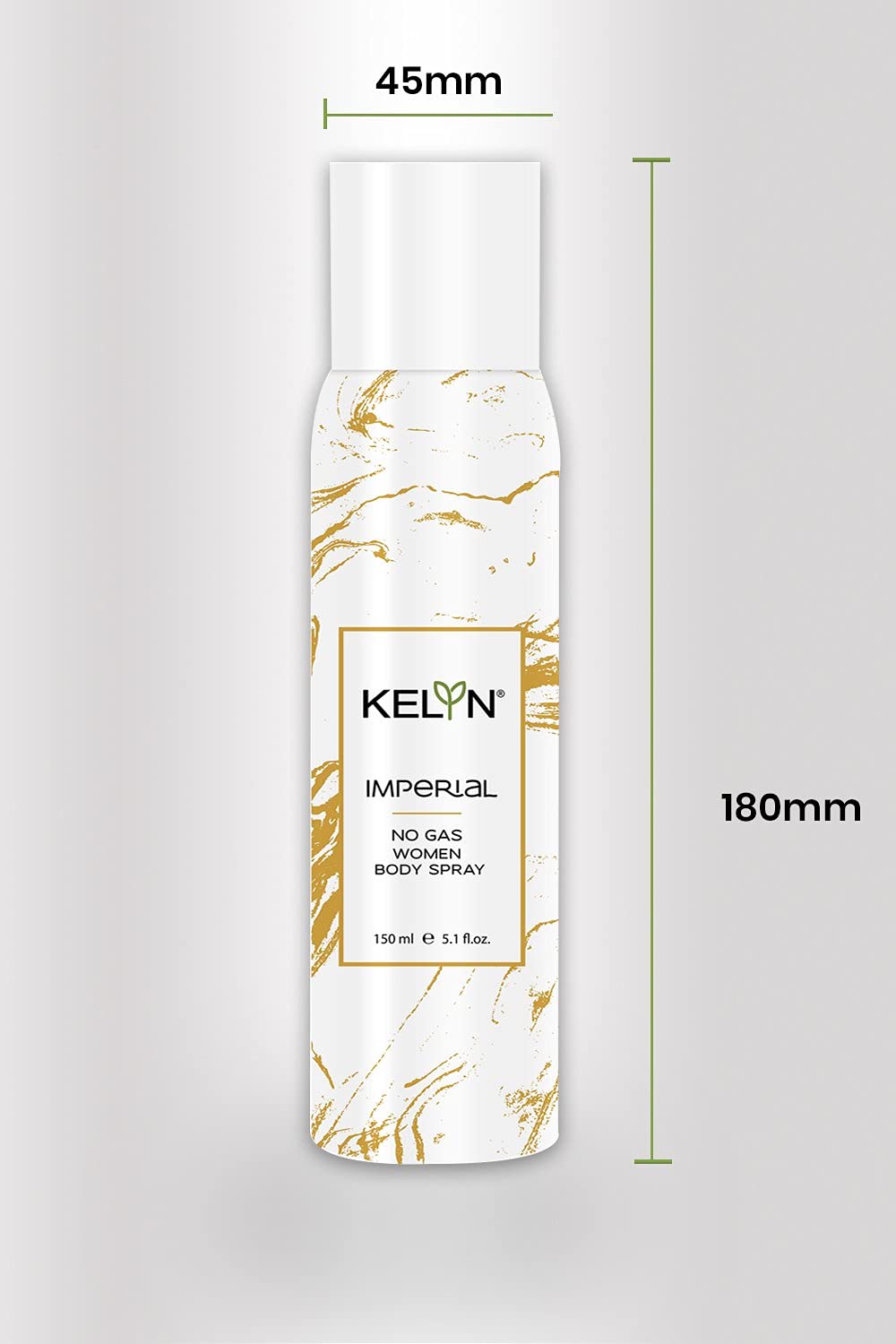 KELYN Long Lasting Imperial No Gas Women's Body Spray - 150ml Everyday Deodorant for Freshness & Confidence | Perfect for Work, Gym & Daily Use