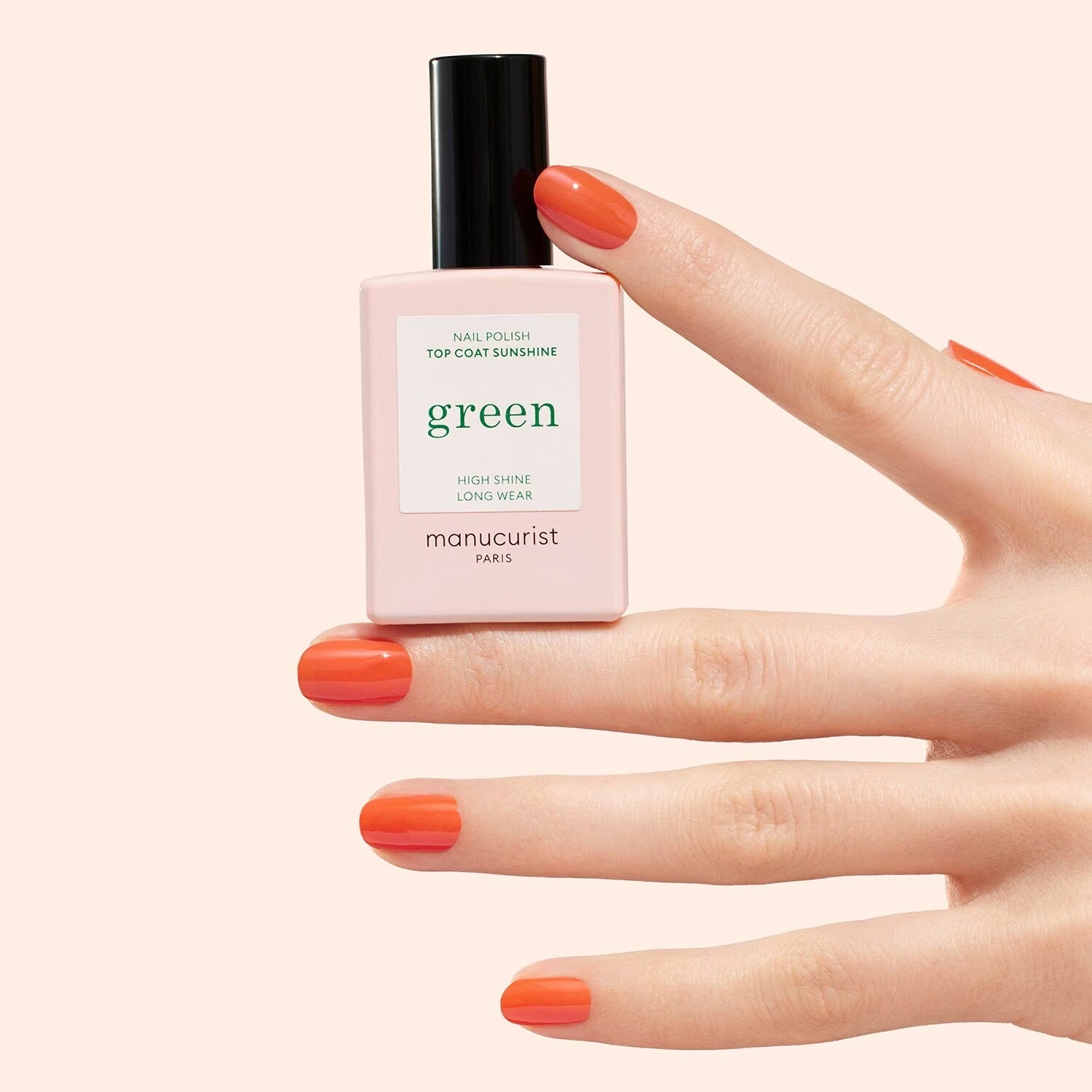 Green Top Coat Sunshine - High-Quality Nail Polish for Long-Lasting Shine | Perfect for Manicures, Pedicures & Nail Art | Salon & Home Use