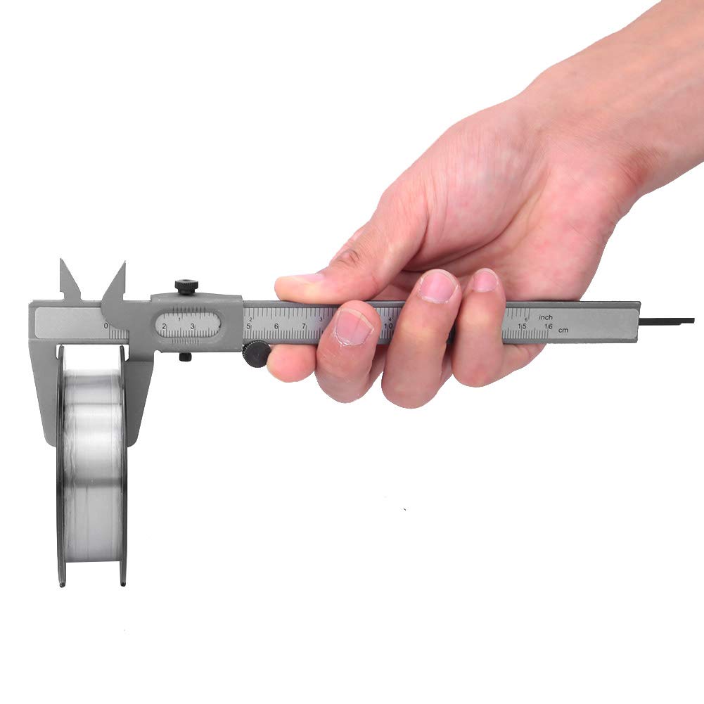 High Precision 6 Inch/150mm Stainless Steel Vernier Caliper - Digital & Analog Measuring Tool for Metalworking, Woodworking, and Engineering Projects