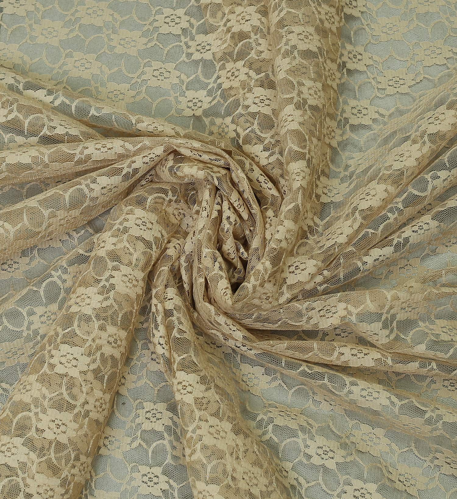 20 Pack Sheer Lace Table Runners 27x170 Inches - Champagne Gold Wedding Decor for Banquets, Birthday Parties, Engagements | Rustic Boho Style for 14ft Tables | Perfect for Indoor & Outdoor Events