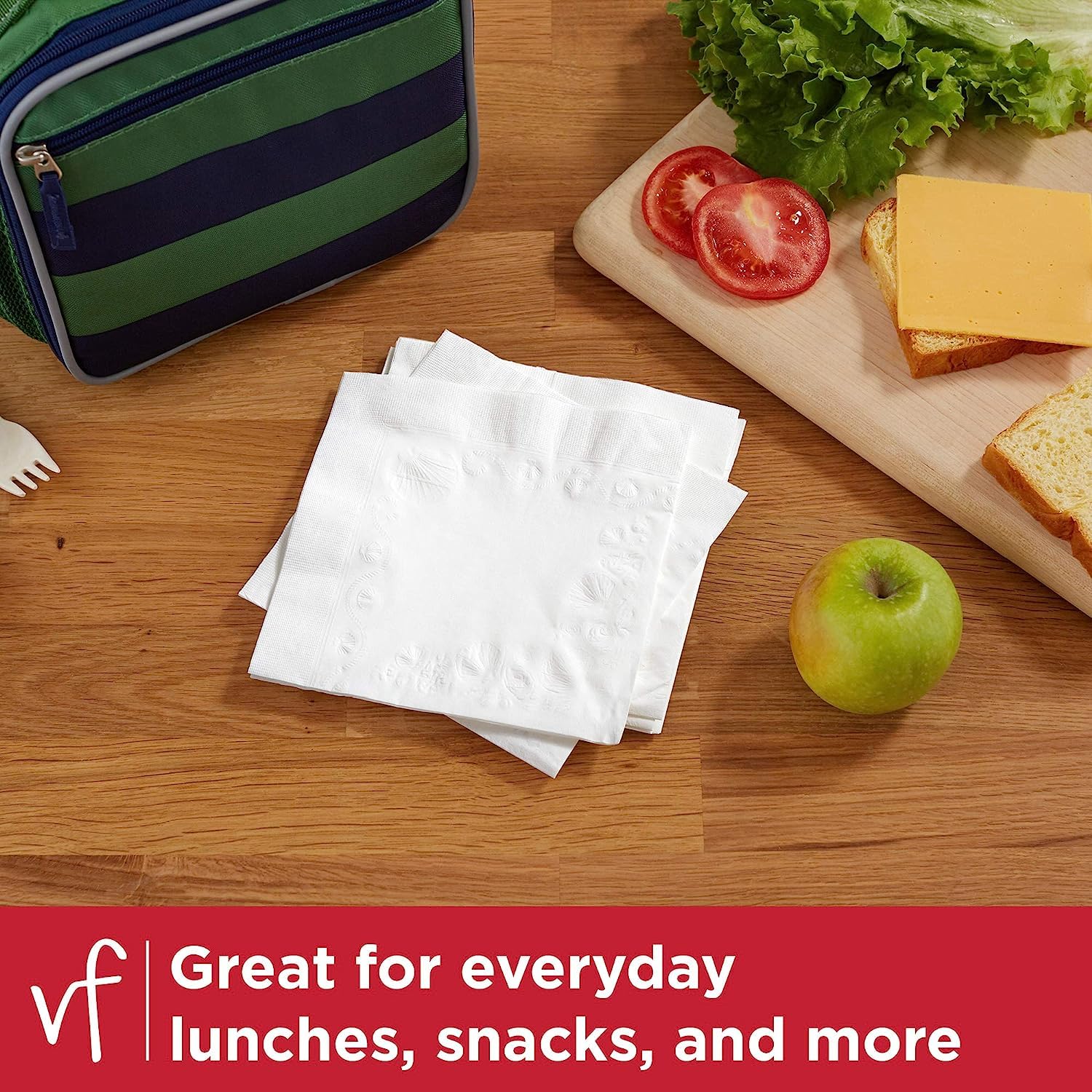 Vanity Fair Everyday Paper Napkins - 110 Count 2-Ply Disposable Napkins (Pack of 3, 330 Total) - Soft & Absorbent for Parties, Picnics & Daily Use