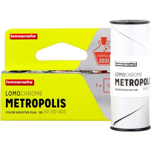 Lomography LomoChrome Metropolis 100-400 Color Negative Film 120 Roll Film - Perfect for Urban Photography, Street Scenes & Creative Portraits