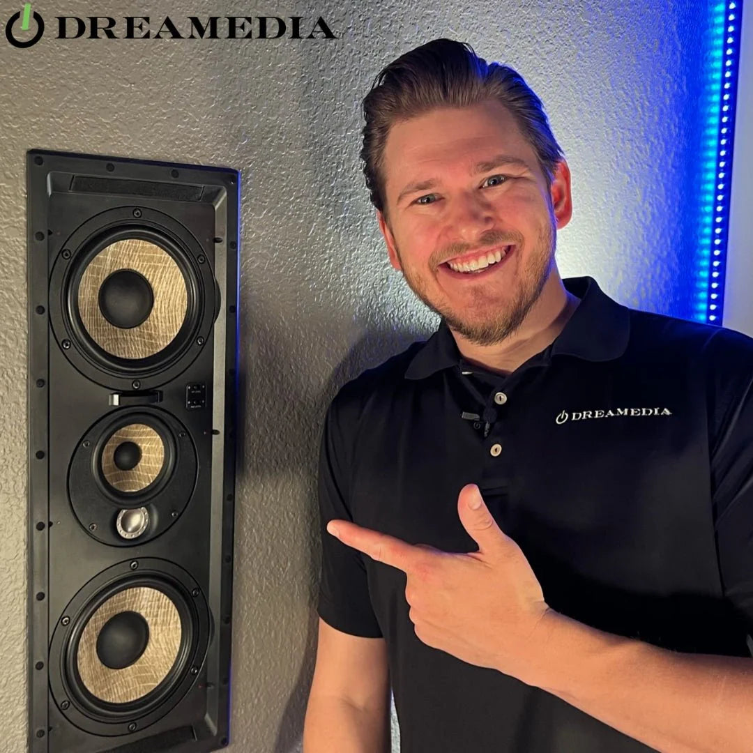 Dreamedia Platinum Home Theater System - 4K Ultra HD Projector with 5.1 Surround Sound & 120