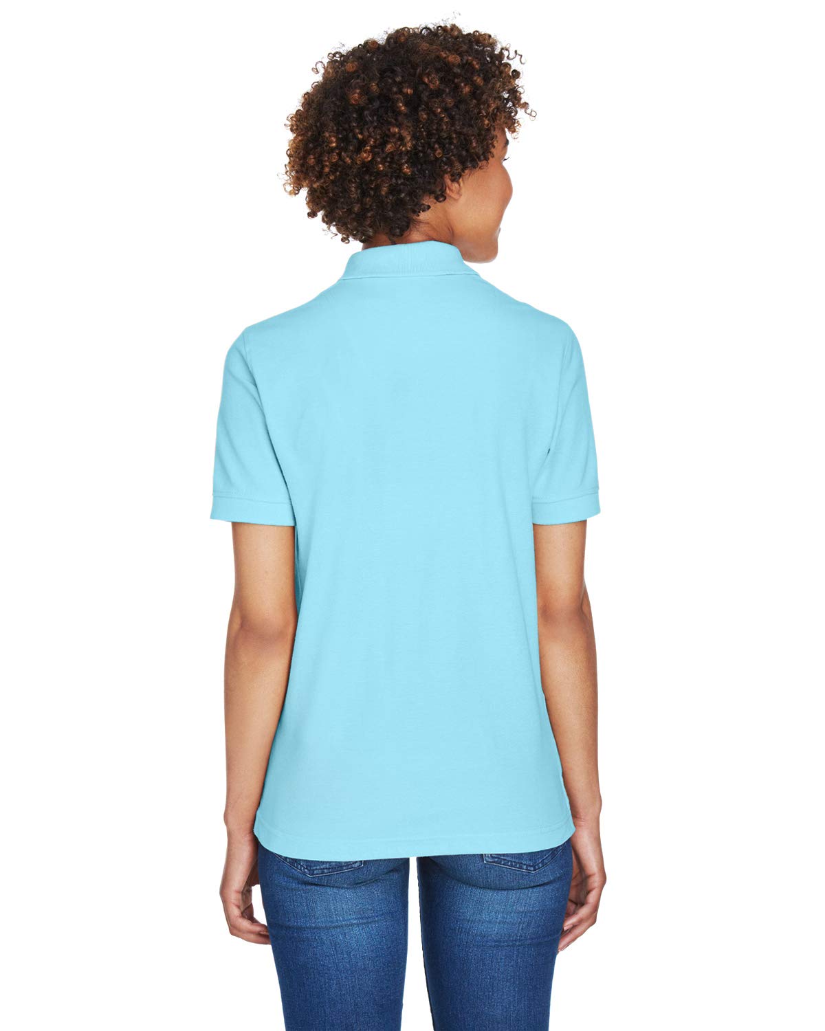 UltraClub 8541 Women's Whisper Pique Polo Shirt - Soft & Breathable Cotton Golf Shirt for Ladies - Perfect for Golf, Tennis & Casual Wear