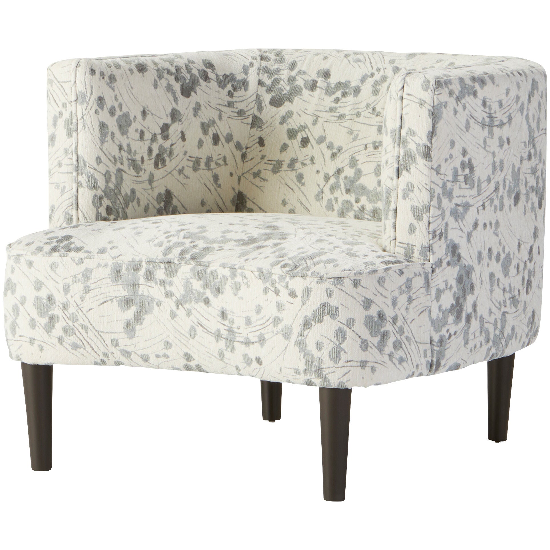 Emma Barrel Chair - Modern Upholstered Accent Chair for Living Room, Bedroom & Office - Comfortable Lounge Chair with High Back Support for Relaxing & Reading