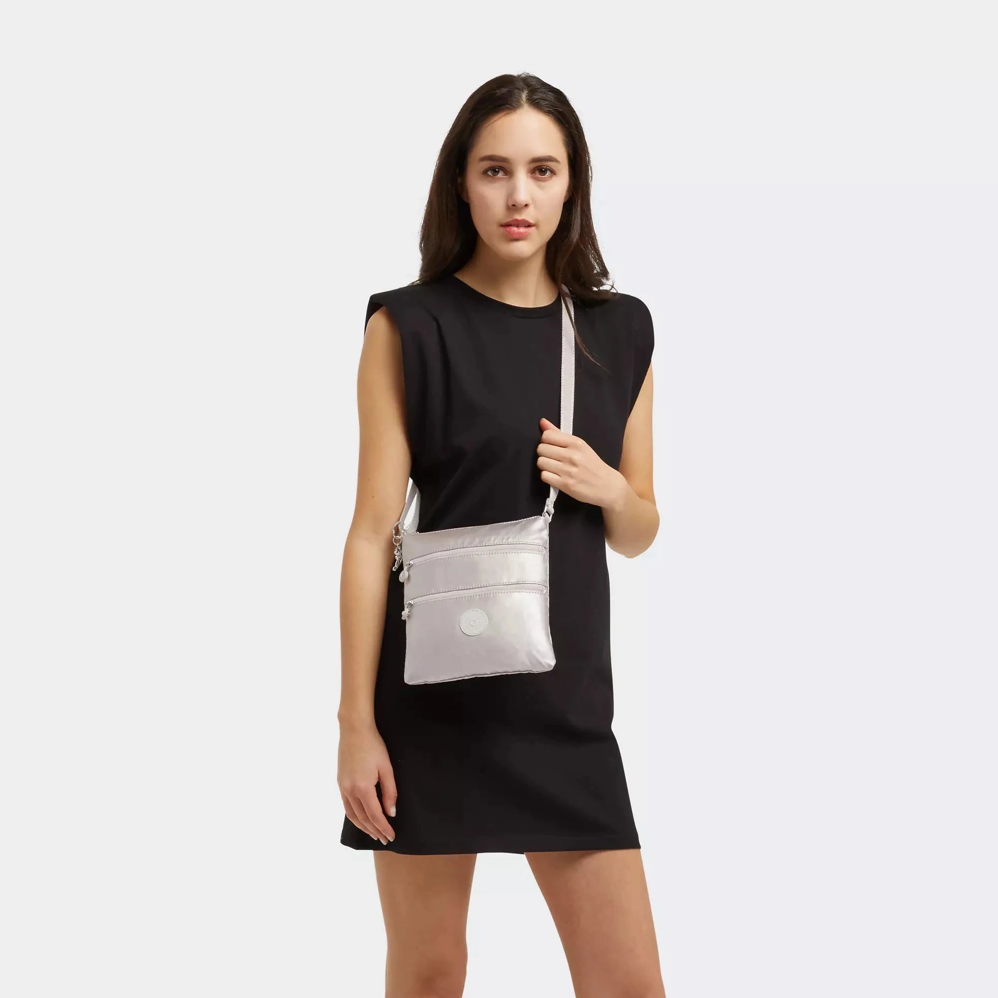 Kipling Keiko Metallic Crossbody Mini Bag - Stylish & Lightweight Purse for Women | Perfect for Travel, Shopping & Everyday Use