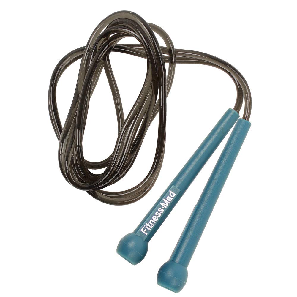 Fitness Mad Speed Rope - Professional Adjustable Jump Rope for CrossFit, Boxing & Cardio Workouts - Ideal for Home Gym, Weight Loss & High Intensity Training