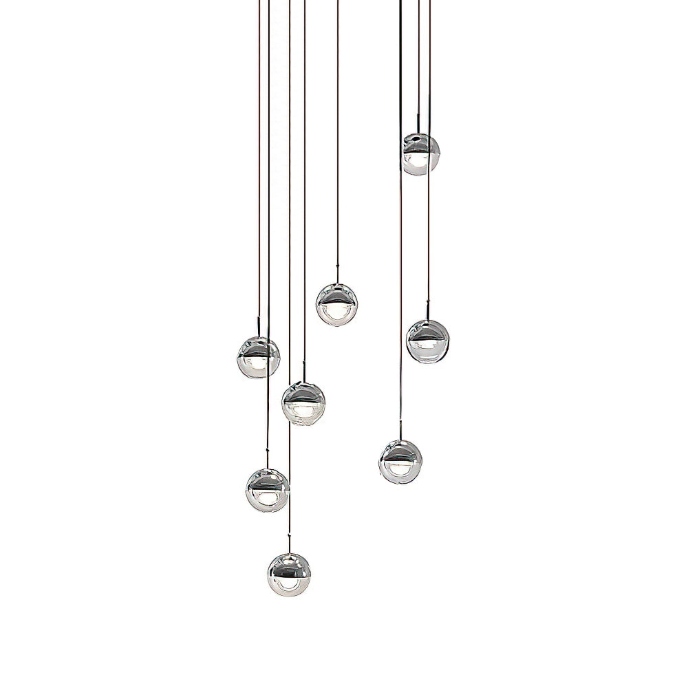 Dora Modern LED Pendant Light Fixture - Adjustable Hanging Chandelier for Kitchen Island, Dining Room, Bedroom & Living Room Lighting