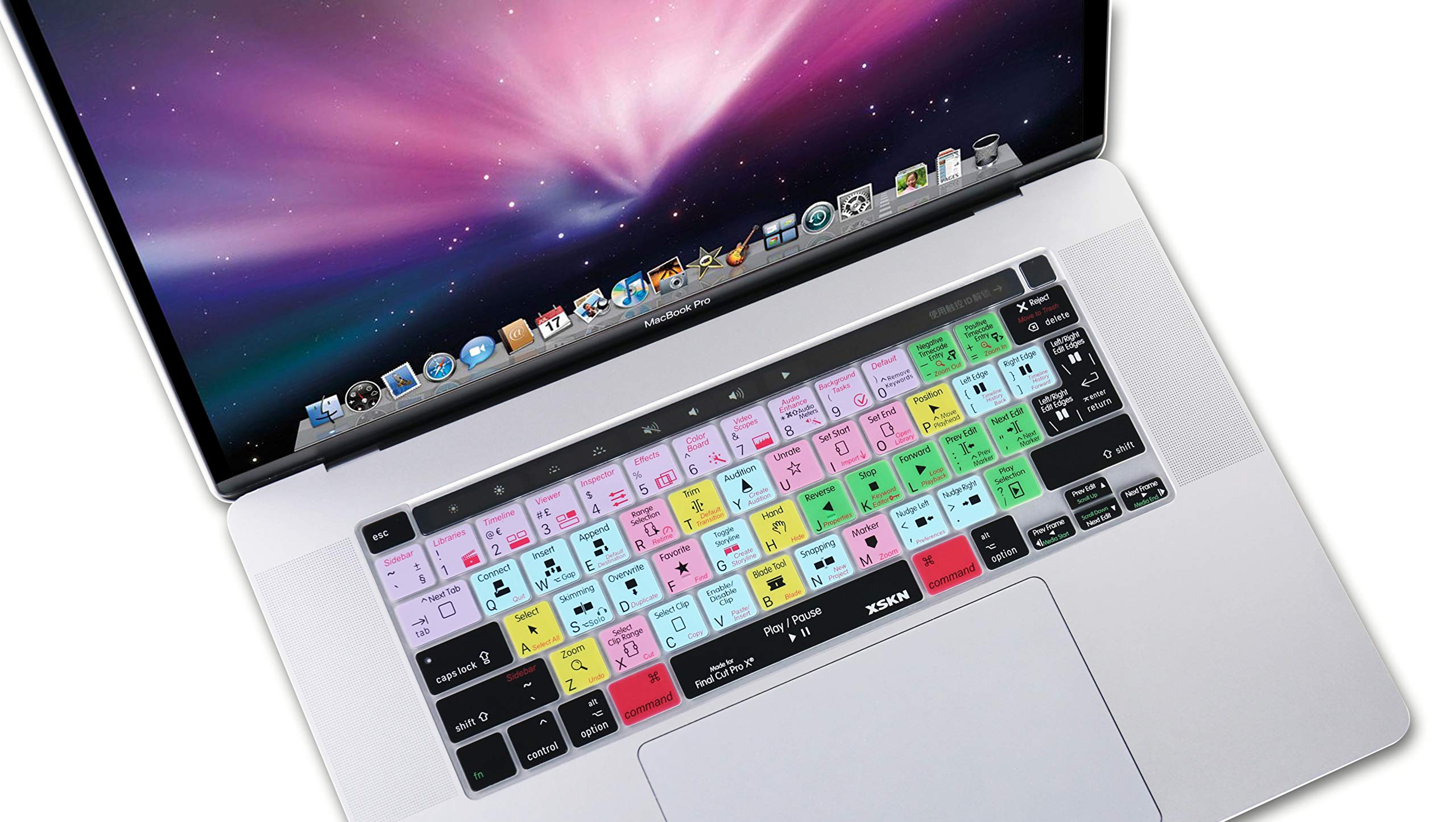 Final Cut Pro X Silicone Keyboard Cover for MacBook Pro 16