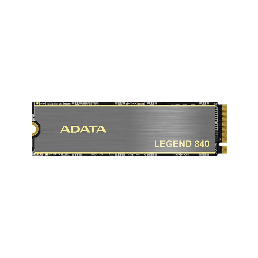 ADATA Legend 840 1TB PCIe Gen4 x4 NVMe 1.4 M.2 Internal SSD - Up to 5,000MB/s Read Speed for Gaming, Video Editing & PC Builds (ALEG-840-1TCS)