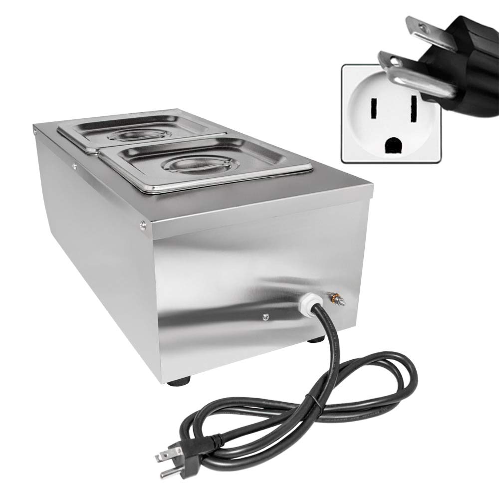 ALDKitchen Electric Chocolate Melting Pot - 110V Professional Candy & Fondue Warmer for Baking, Dessert Making, and Party Serving