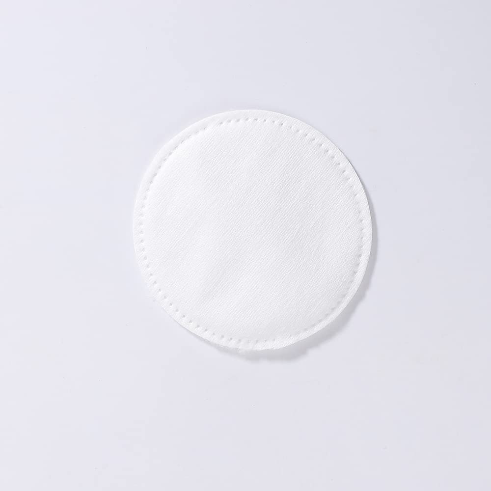 100% Cotton Facial Makeup Remover Pads - Soft Round Reusable Pads (Pack of 2, 200 Count) | Gentle for Sensitive Skin, Perfect for Daily Makeup Removal & Skincare Routine