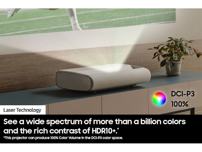 Samsung Class The Premiere 4K UHD Smart Laser Projector - Home Theater, Gaming & Outdoor Movie Nights