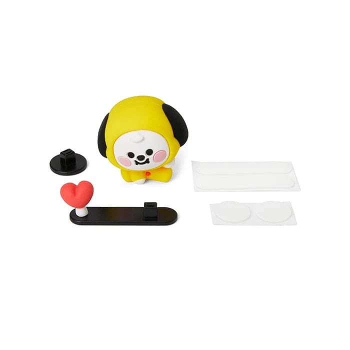BT21 Chimmy Baby Figure Mask Hanger - Cute K-Pop BTS Character Face Mask Holder for Kids & Adults - Perfect for Home, Office, and Travel Organization