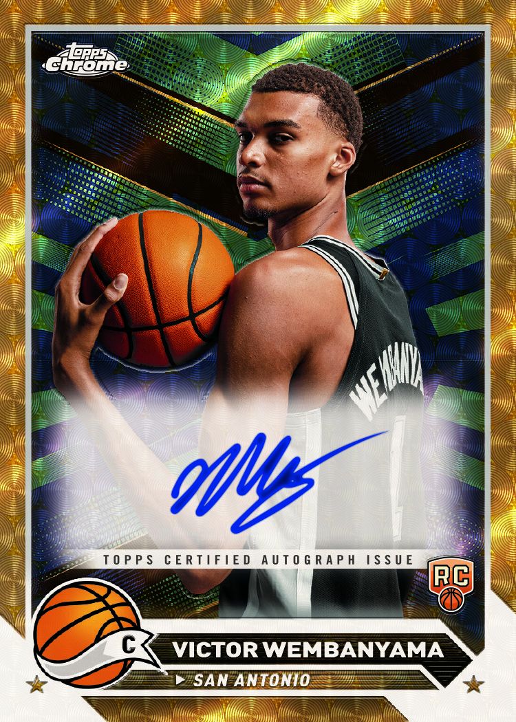 2023-24 Topps Chrome NBA Basketball Hobby Box - Collectible Trading Cards for Sports Fans & Investors | Perfect for Card Collecting, Trading, and Display