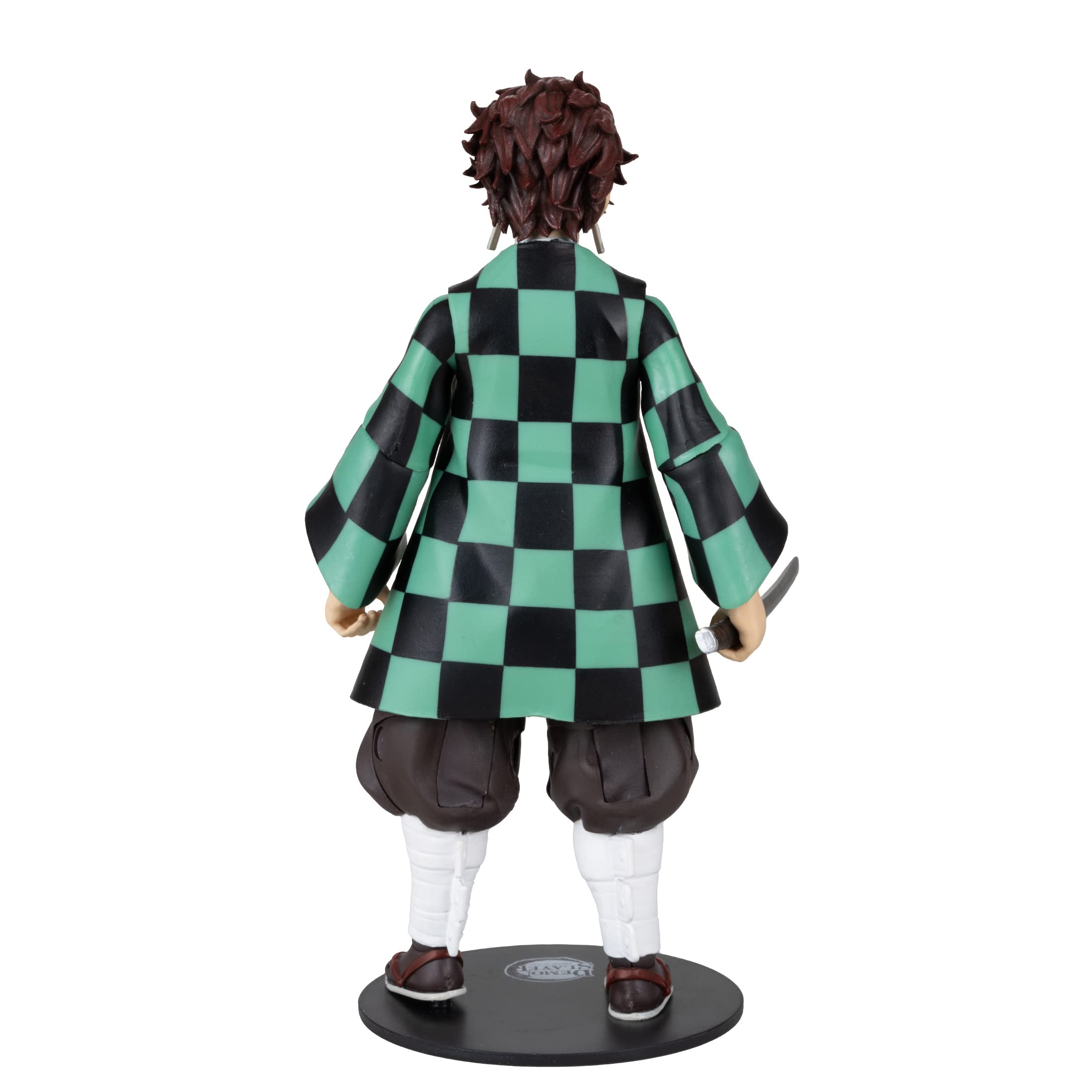 McFarlane Toys Demon Slayer 7-Inch Action Figure Wave 1 - Tanjiro Kamado Collectible Anime Figure for Display & Cosplay Play