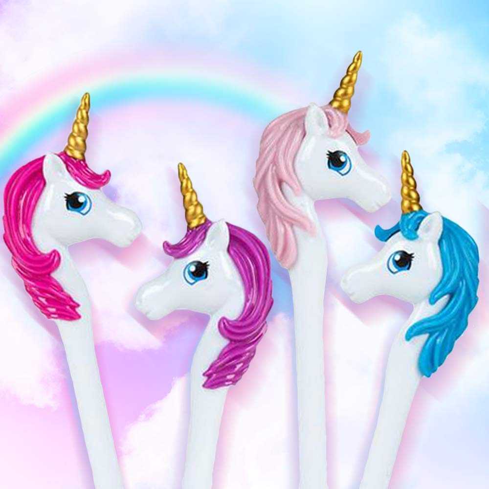 ArtCreativity 12-Pack Unicorn Pens for Kids - Fun School & Party Supplies