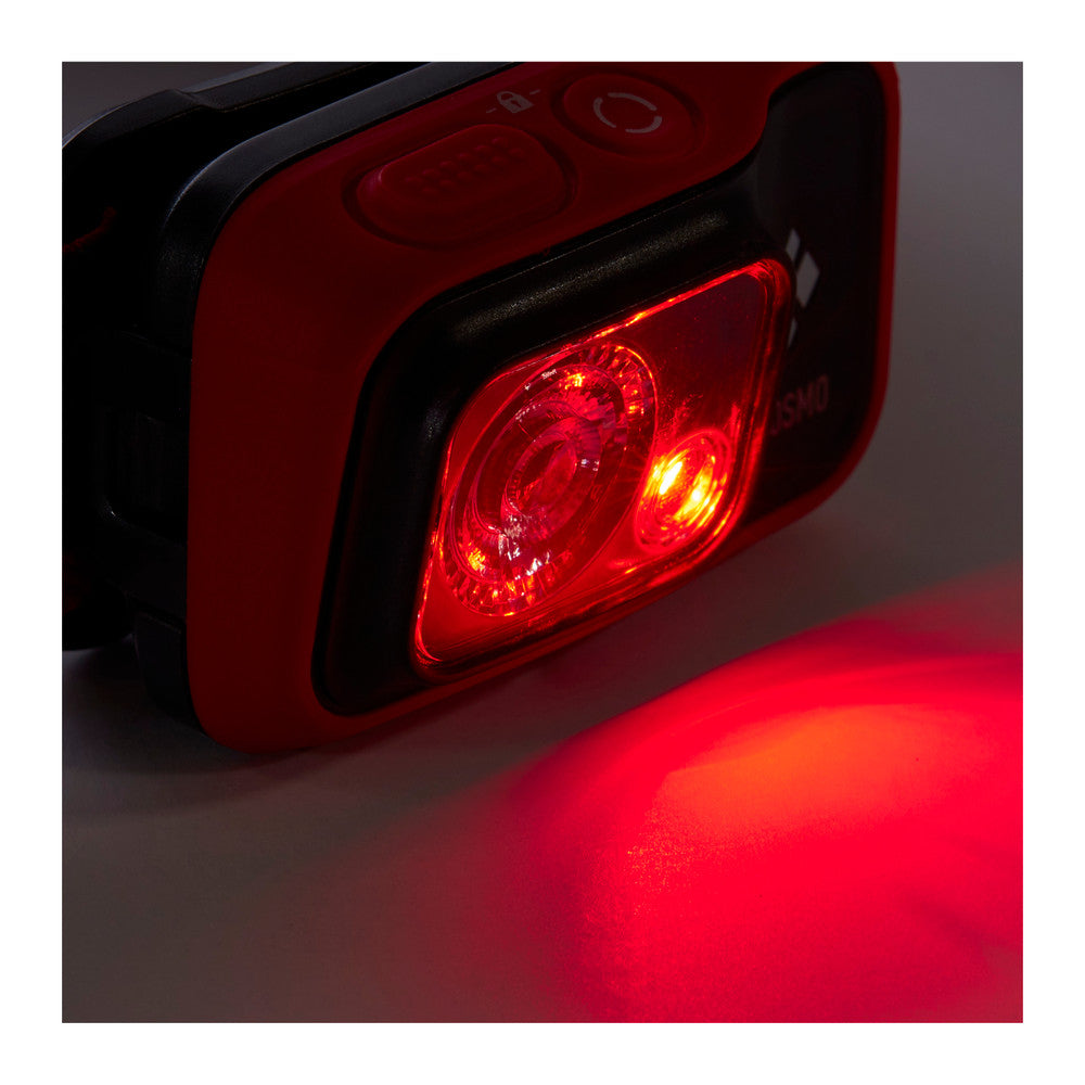 Black Diamond Cosmo 350 Headlamp - Rechargeable LED Headlight for Camping, Hiking & Outdoor Adventures - 350 Lumen Brightness with Red Night Vision Mode