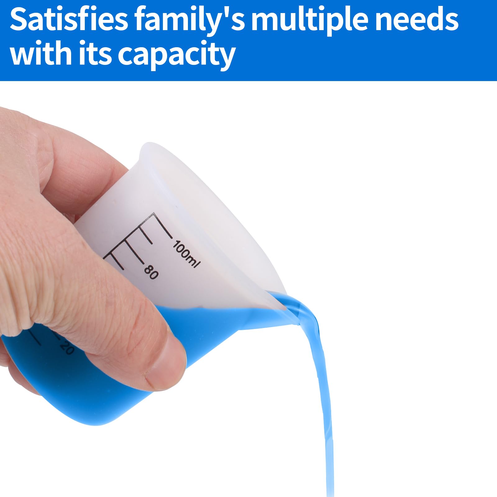 Silicone Laundry Detergent Measuring Cup - Washable & Leak-Proof Liquid Detergent Dispenser (2-Pack) - Perfect for Laundry Rooms, Travel & Mess-Free Cleaning