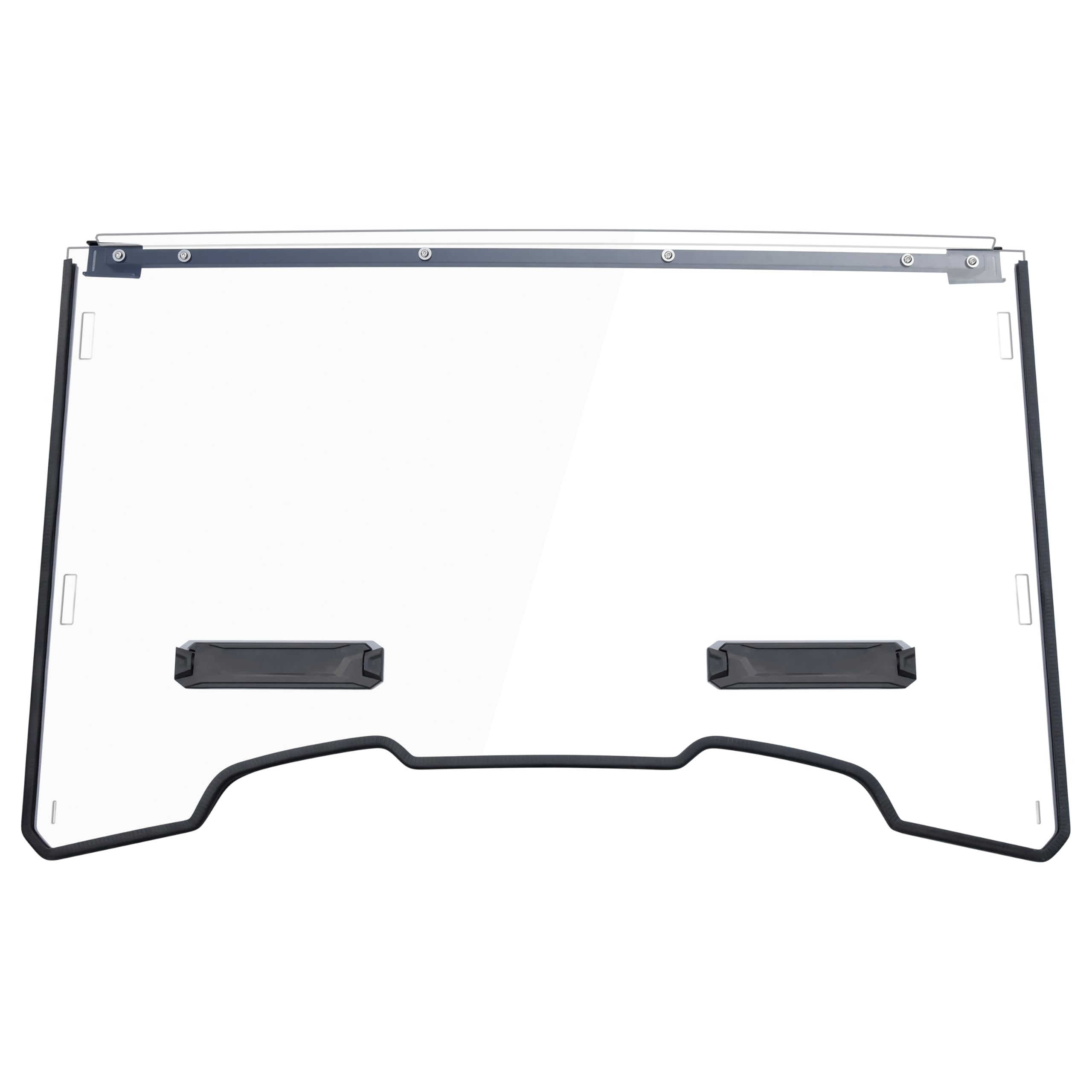 SAUTVS Clear Scratch-Resistant Hard Coat Poly Vented Full Windshield for Honda Pioneer 700-2 / 700-4 (2014-2025) | Durable Front Windscreen for Honda Pioneer 700 2P & 4P Models | Perfect for Off-Roading, Hunting & Farm Work