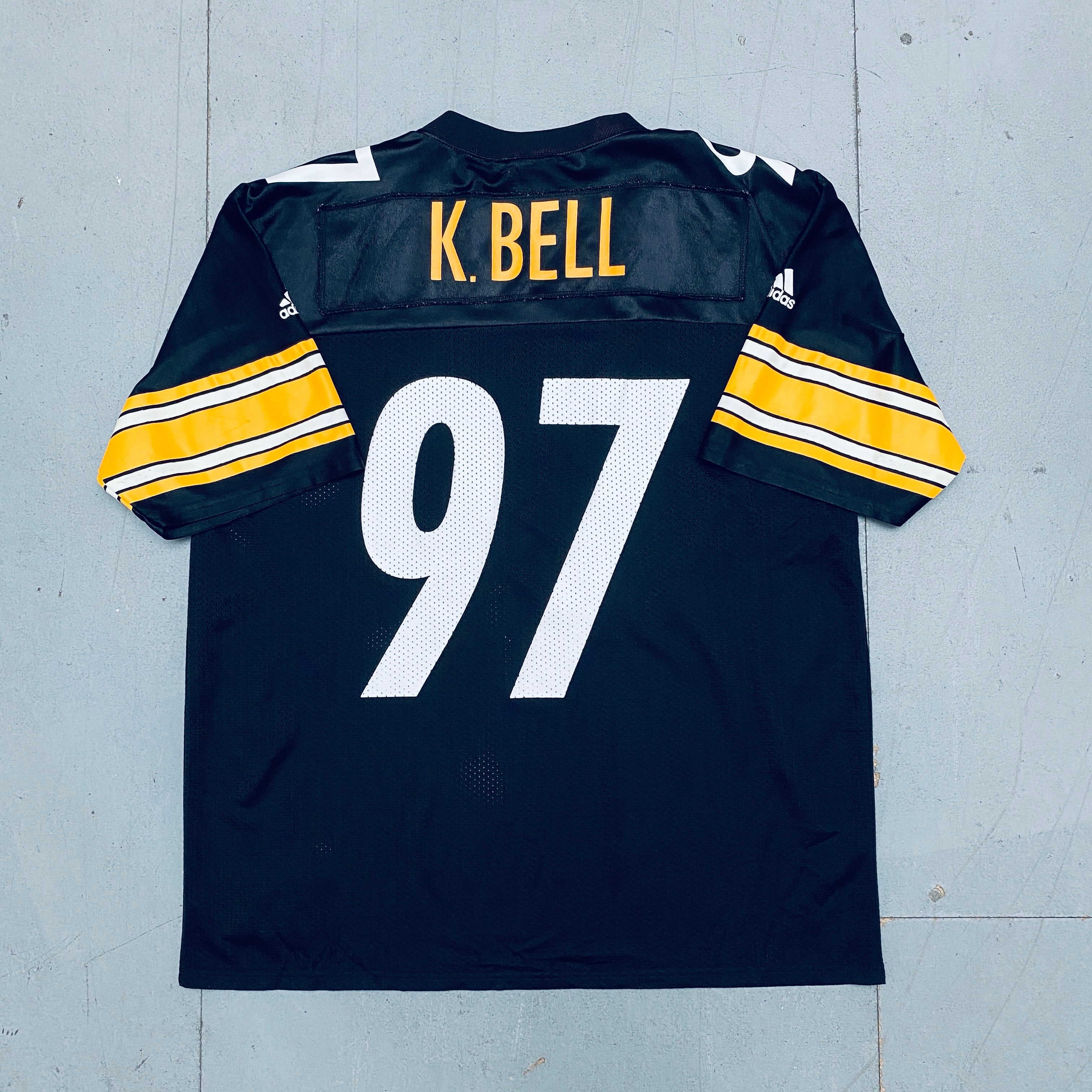 Pittsburgh Steelers Kendrell Bell 2001-02 Rookie Jersey (Large) - Authentic NFL Football Collectible for Fans & Sports Memorabilia Enthusiasts