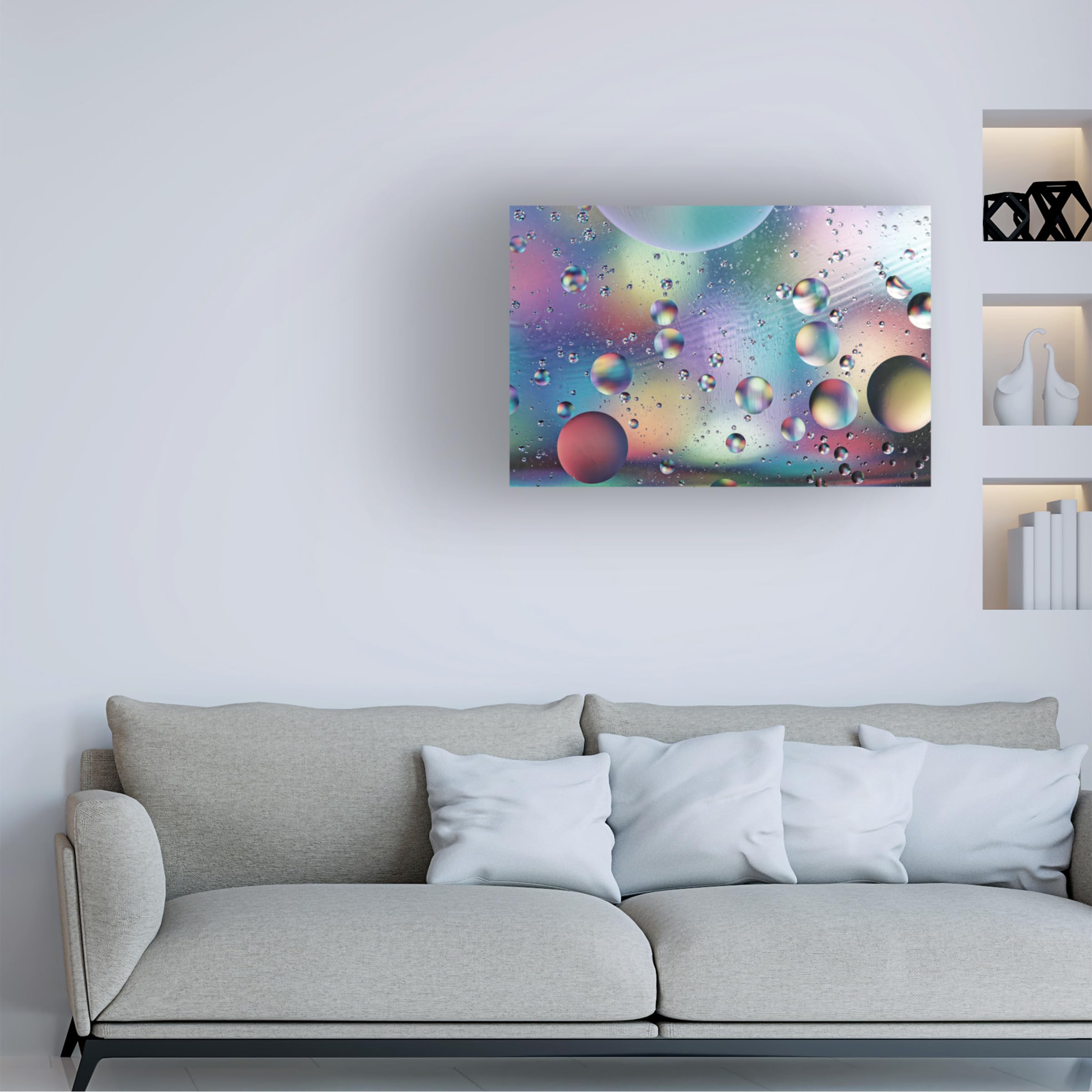 Trademark Fine Art 'In The Galaxy' Canvas Wall Art by Beata Czyzowska - Stunning Space Themed Home Decor for Living Room, Bedroom & Office