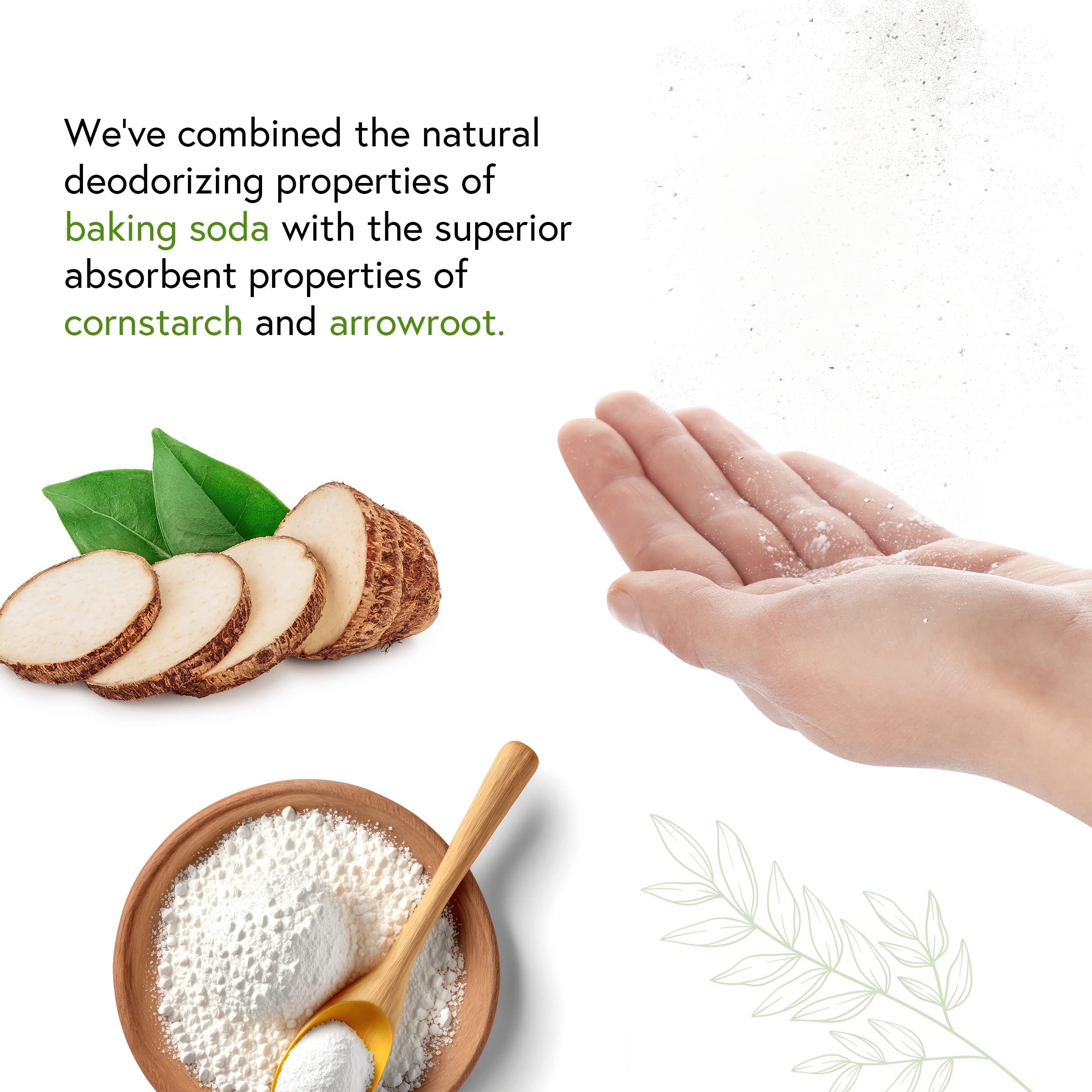 Natural Bay Rum Deodorant Powder for Men by Honeybee Gardens - Fresh & Long-Lasting Scent for Daily Use, Gym & Outdoor Activities