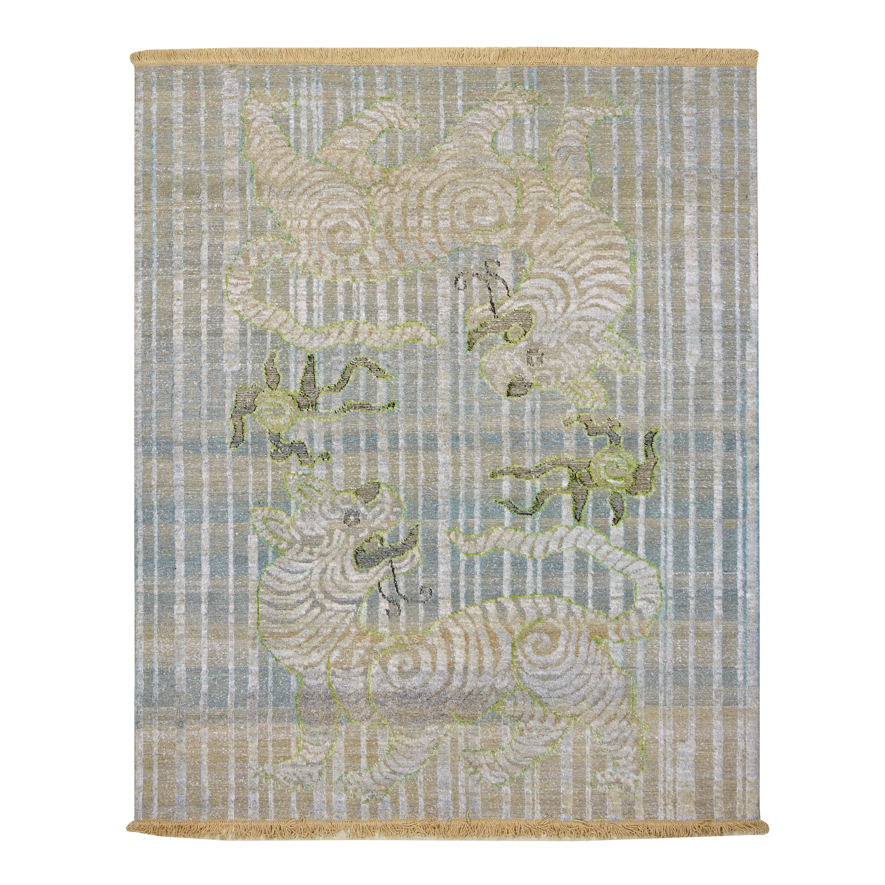 Authentic Moroccan DD 318 Grey Handmade Rug - Perfect for Living Room, Bedroom & Home Decor