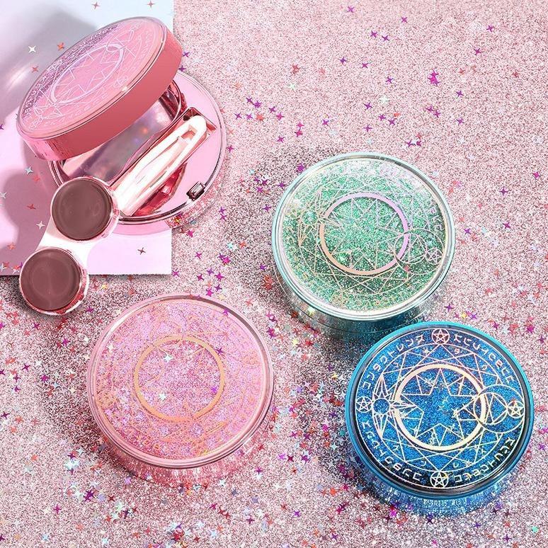 Magic Moon Contact Lens Case – Waterproof & Leak-Proof Storage for Colored & Prescription Lenses – Perfect for Travel, Cosplay, and Nighttime Use