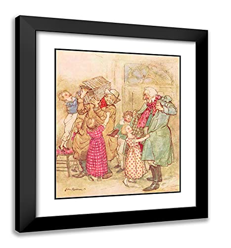 Black Modern Wood Frame with Double Matting