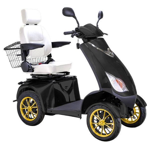 Premium Platinum Bariatric 4-Wheel Mobility Scooter for Heavy Adults - Heavy Duty Electric Wheelchair for Indoor & Outdoor Use - Ideal for Shopping, Travel, and Daily Mobility Assistance