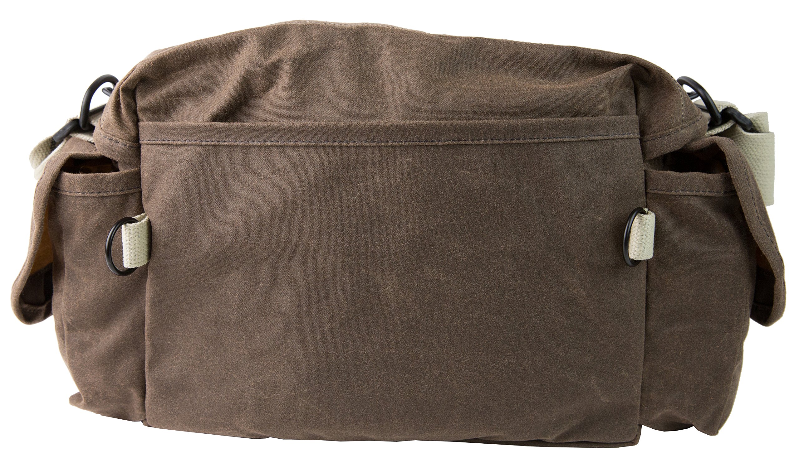 Domke F-2 Classic Waxwear Camera Bag - Durable DSLR/SLR Shoulder Bag for Photographers - Perfect for Travel, Street & Outdoor Photography