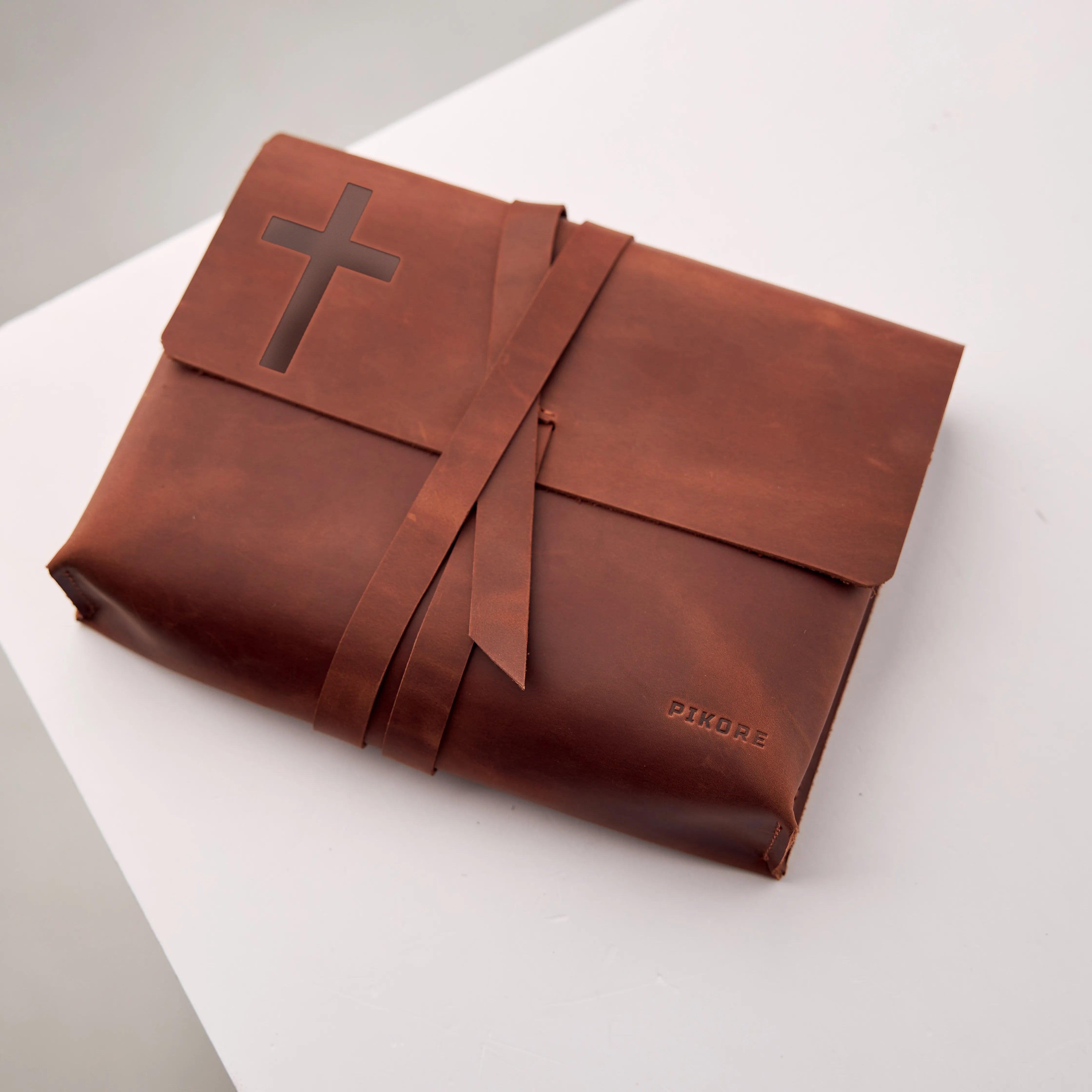 Classic Bible Cover - Durable & Stylish Protection for Your Holy Bible - Perfect for Church, Travel, and Daily Devotion