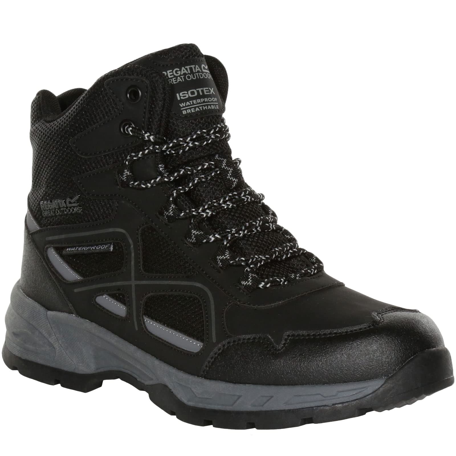 Regatta Vendeavour Men's Waterproof Hiking Boots - Lightweight Trekking Shoes for Outdoor Adventures, Camping & Trail Walking