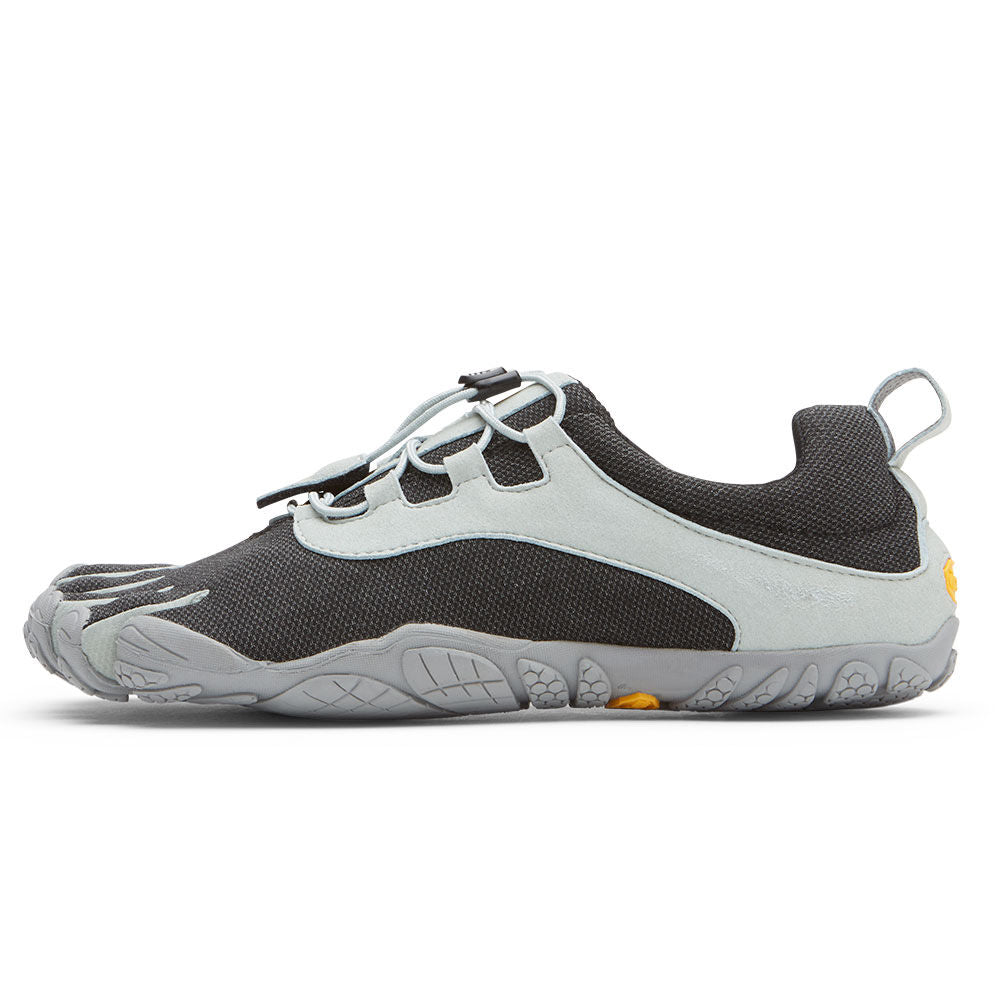 Vibram Women's V Run Retro Running Shoes - Black Grey | Lightweight & Breathable for Trail Running, Jogging & Outdoor Activities