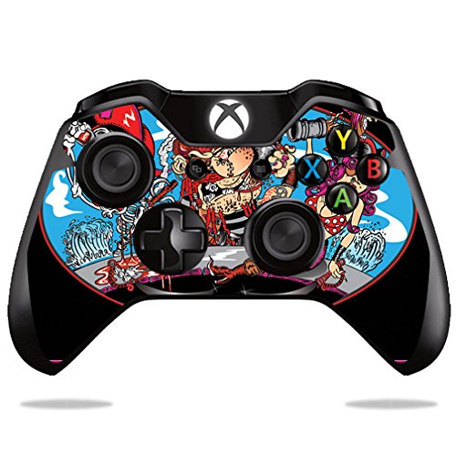 MightySkins Compatible with Microsoft Xbox One & One S Controller - Ahoy Matey Design Skin Wrap Cover | Protective Decal for Gaming, Customization & Personalization | Perfect for Gamers & Collectors