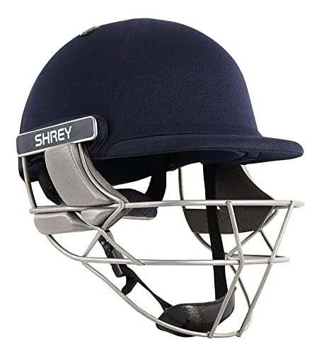 Shrey Pro Guard Air Stainless Steel Cricket Helmet for Men - Lightweight Protective Headgear with Ventilation & Mesh Storage Bag - Perfect for Practice, Matches & Training Sessions