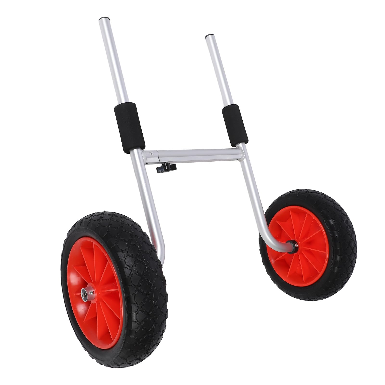 **ASixxSix Foldable Aluminum Kayak Cart with Airless Tires – Adjustable Canoe Carrier Dolly for Easy Transport | Perfect for Beach, Lake & Outdoor Adventures**