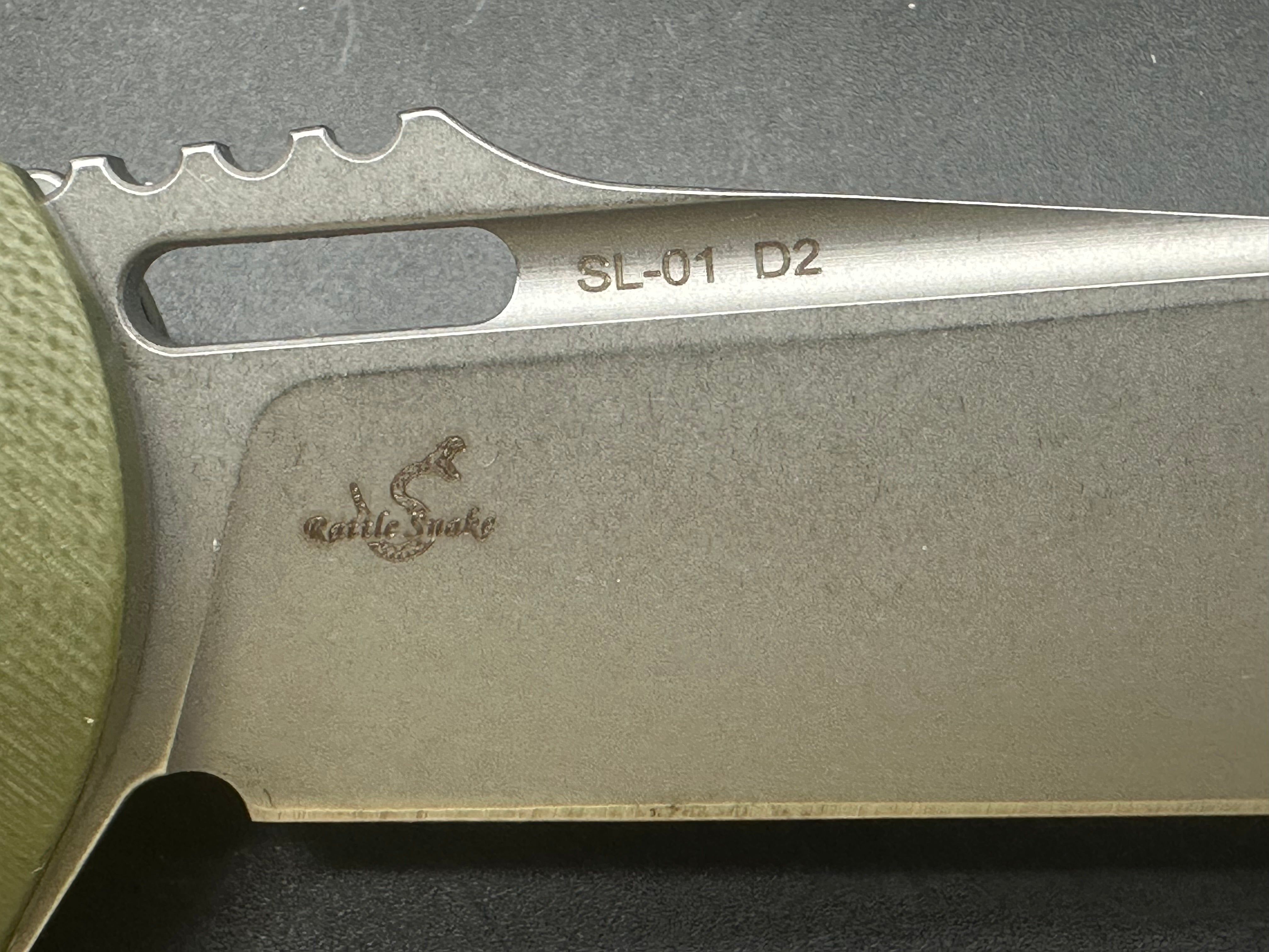 Sixleaf SL 01 Folding Pocket Knife - Green G10 Handle, D2 Steel Blade, Liner Lock Mechanism | EDC, Outdoor Camping, Hunting & Survival Gear