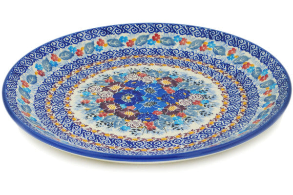 10-Piece Dinner Plate Set - Elegant Floral Meadow of Jewels Design - Perfect for Family Dinners, Parties & Home Decor